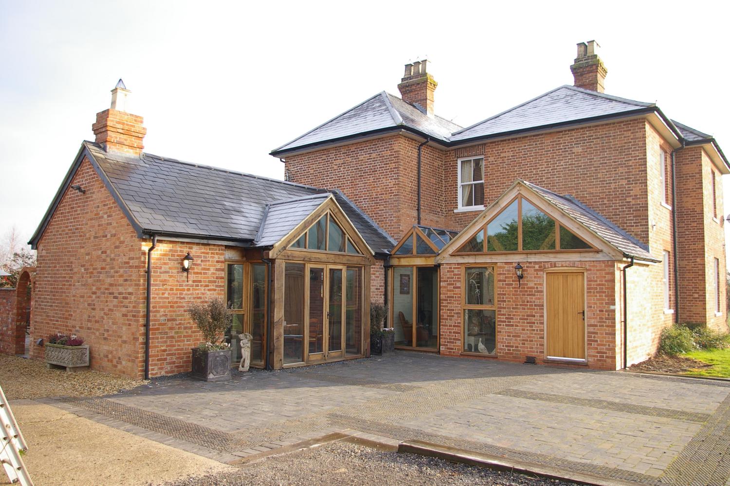 Hogshaw Farmhouse conversion of the old dairy to form a family room